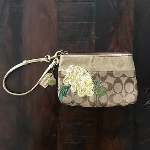 Coach Signature Wristlet